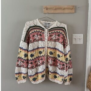 Vinrage cottage core sweater